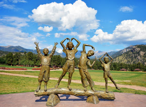 YMCA statue at the YMCA of the Rockies